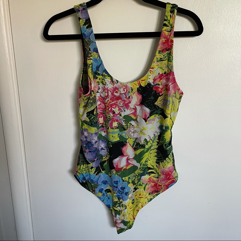 Stance • floral thong bodysuit